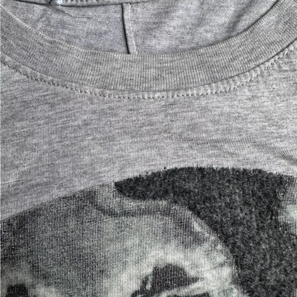 GIVENCHY T-Shirt Cotton grey Rottweiler Dog Photo Wmns Small - Picture 8 of 8